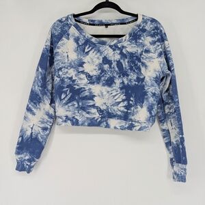 Balance Athletica Blue Tie-Dye Women's Crop Top